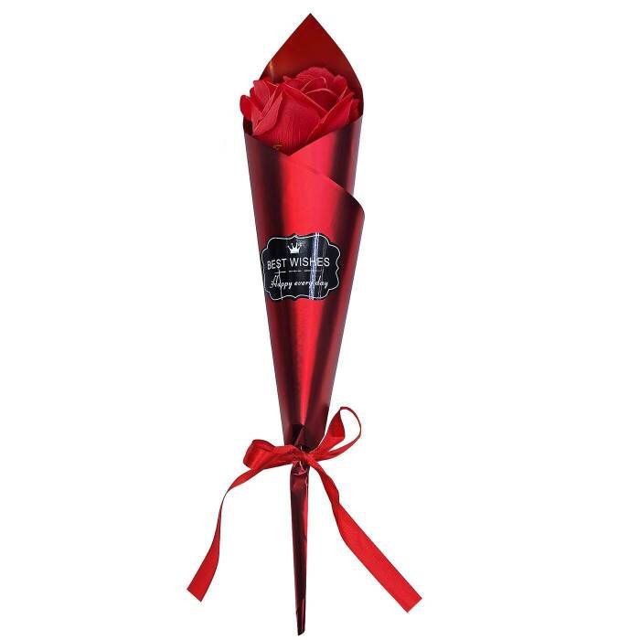 Best Wishes for You - Mini Bouquet de Rose Artificielle